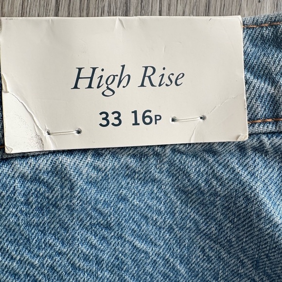 ABERCROMBIE & FITCH High Rise Denim Cargo Midi Skirt Medium Wash Size 33 16P - Picture 10 of 13